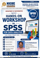 Hands-on Workshop on SPSS for Data Analysis 2026 Workshop Poster