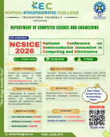 CSIR Sponsored National Conference on Semiconductor Innovation in Computing and Electronics NSICE 2026 National Conference Poster
