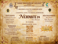 Nexovate'24 Technical Symposium Poster