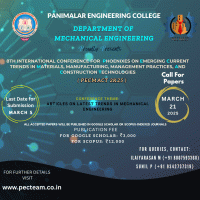 PECMACT 2K25 International Conference Poster