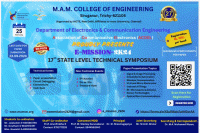 E-MISSION 2K24 State Level Technical Symposium Poster