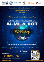 Ignite your thoughts on AI/ML and IIoT 2024 Workshop Poster
