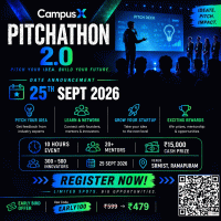 PITCHATHON 2.0 Startup Pitching Competition Poster