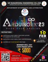 Arduniotix 23 Technical Event Poster