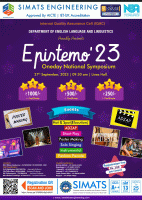 EPISTEMO'23 Technical Symposium Poster