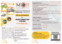Meshing Techniques using Hyper Mesh 2024 Workshop Poster