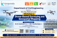 One Day National Level Workshop on “Drone-Based Surveying and Geospatial Mapping 2026 Workshop Poster