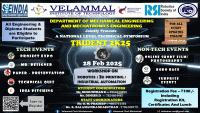 TRIDENT 2K25 National Level Technical Symposium Poster
