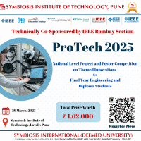 ProTech 2025 - Project and Poster Competition Technical Festival Poster