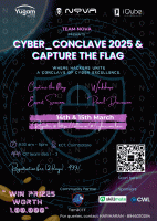 KI Cyber conclave 2025 Technical Event Poster