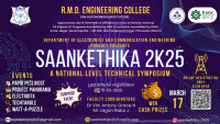 SAANKETHIKA 2K25 National Level Technical Symposium Poster