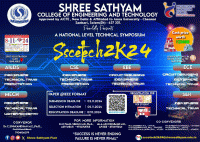 SSCETECH 2K24 Technical Symposium Poster
