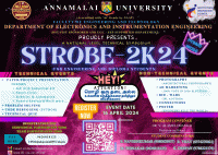 STROBE 2K24 National Level Technical Symposium Poster