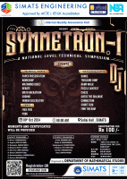 Symmetron~I 2024 National Level Technical Symposium Poster