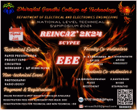 Reincaz 2k24 Technical Symposium Poster