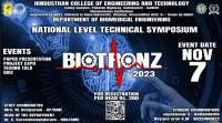 BIOTRONZ 2023 National Level Technical Symposium Poster