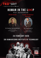 TEDxSRIT 2026 TEDx Poster