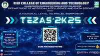 Tezas 2k25 Technical Symposium Poster