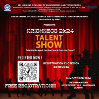 Talent Show 2024 Technical Symposium Poster