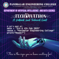TechDivathon 2025 Hackathon Poster