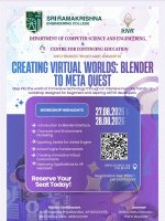 Creating Virtual Worlds: Blender to Meta Quest 2026 Workshop Poster