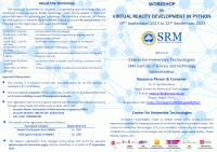 Workshop on Virtual Reality Development in Python 2023 Workshop Poster
