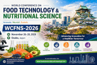 World Conference on Food Technology and Nutritional Science (WCFNS-2026) Conference Poster