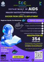 Docker: From Zero to Deployment 2026 Workshop Poster