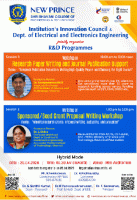 Workshop on Research Paper Writing and Journal Publication Support” and “Sponsored/Seed Grant Proposal Writing. 2026 Workshop Poster