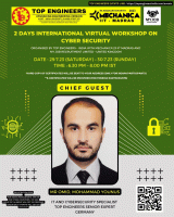 2 Days International Virtual Workshop on Cyber Security 2023 International Virtual Workshop Poster