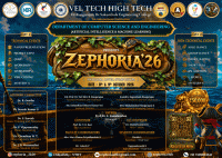 Zephoria'26 National Level Technical Symposium Poster