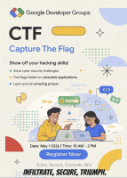 GDG-CTF 2026 Technical Event Poster