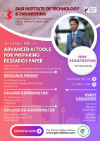 Two Days FDP on *"Advanced AI Tools for Preparing Research Papers 2024 Faculty Development Program Poster