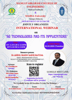 International webinar on 5G Technologies and It's Application's 2024 Webinar Poster