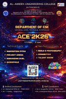 ACE 2K26 National Level Technical Symposium Poster