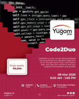 Code2duo 2026 Coding Contest Poster
