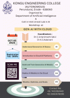 Gen-AI with Cloud 2024 Workshop Poster