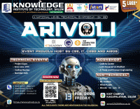 ARIVOLI 2K’26 National Level Technical Symposium Poster