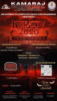 KREATIV 2026-TECH GAMMA Technical Event Poster