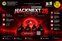 HackNext'26 Series 2.0 Hackathon Poster