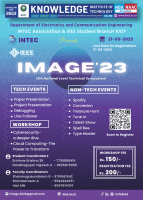 IMAGE 2k23 National Level Technical Symposium Poster
