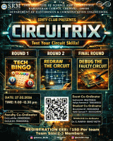 CIRCUITRIX 2026 Technical Event Poster