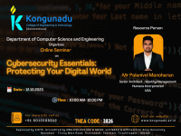 One-day Seminar on Cyber Security Essentials: Protecting Your Digital World 2023 Seminar Poster