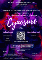 Cynosure 24 National Level Technical Symposium Poster