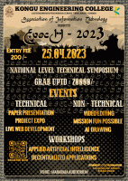 Epoch 2023 National Level Technical Symposium Poster
