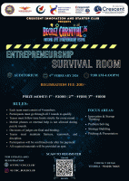 Entrepreneurship Survival Room 2026 Entrepreneurship Summit Poster