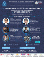 Five-Day Online Faculty Development Programme (FDP) on Foundations and Frontiers of Cybersecurity: From Awareness to Action 2025