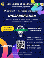 IDEAFUSE 2K24 Technical Event Poster