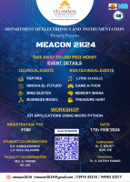 MEACON 2k24 Technical Symposium Poster