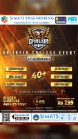 Garuda 2023 Inter College Fest Poster